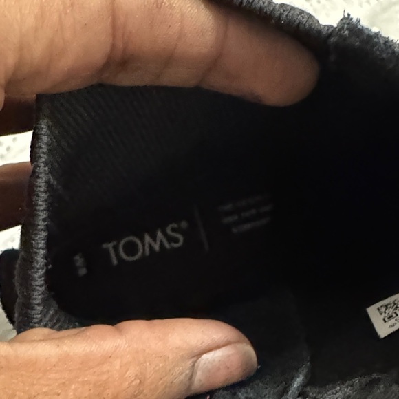 NEW TOMS Sadie Black Wedge Ankle Boots size 8 - Picture 10 of 11